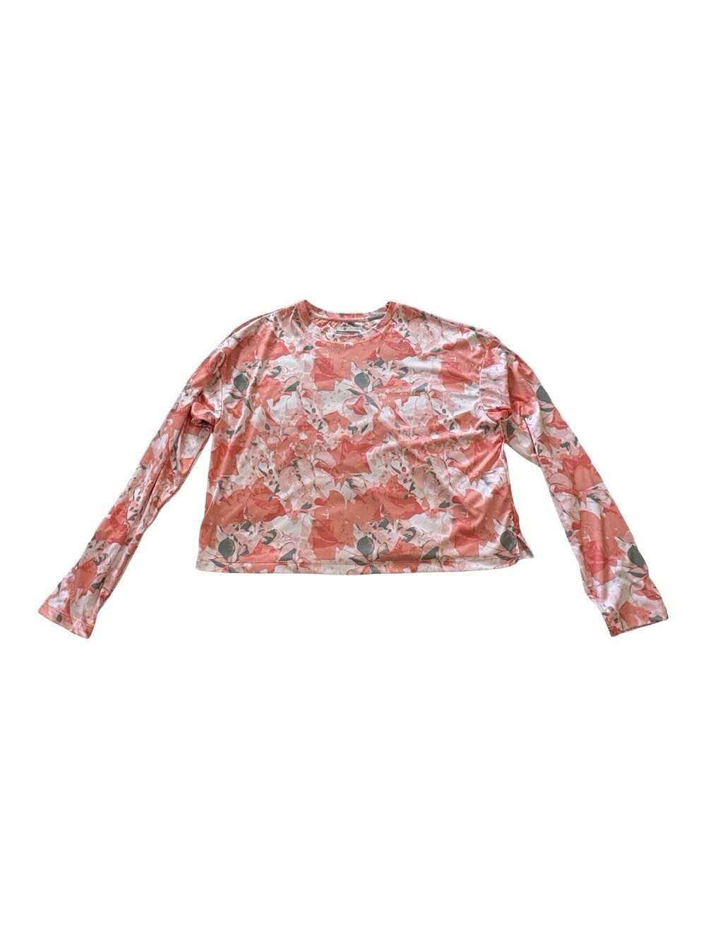 Columbia Omnishade PFG Super Tidal Tee LS Shirt Women’s Large UV Protection